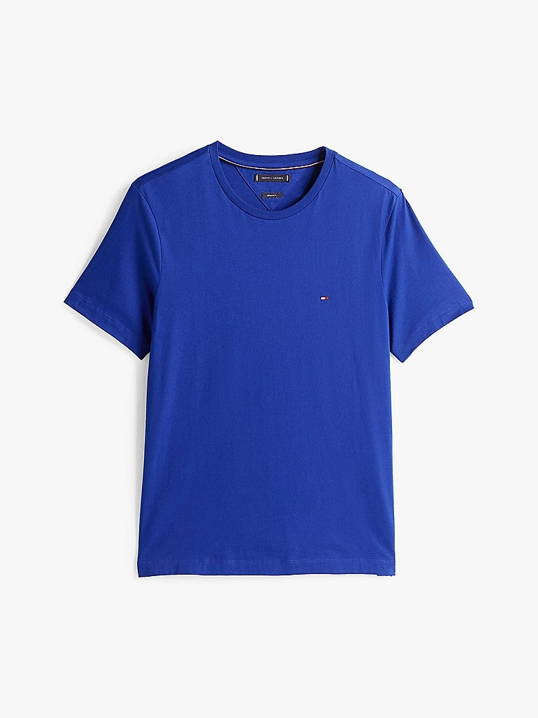 Ess Seasonal Reg. Fit Solid Tee-T-shirt-Tommy Hilfiger-Aandahls