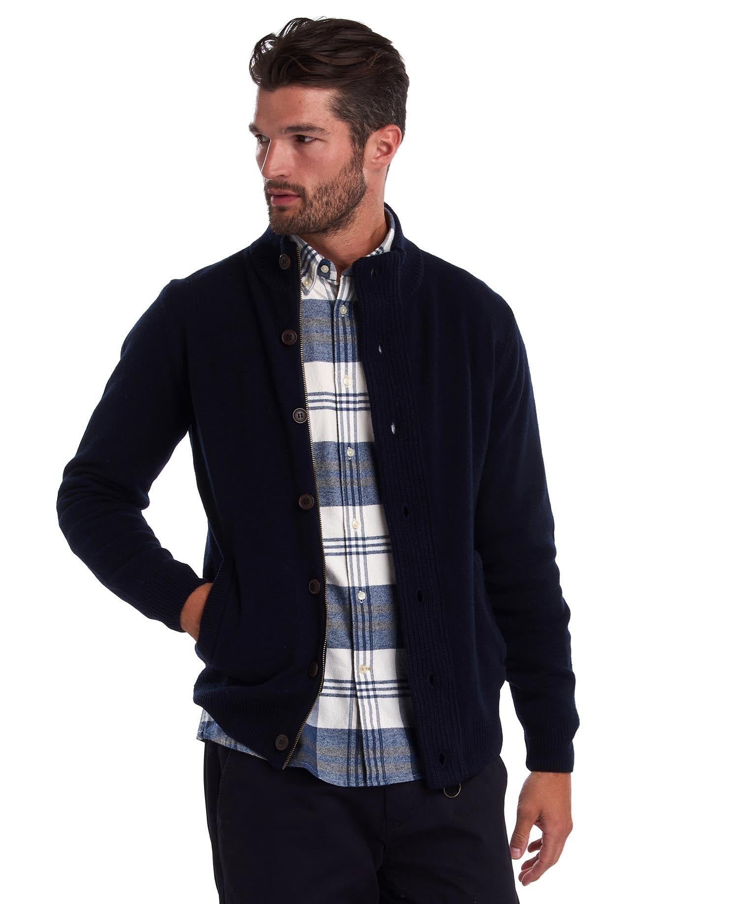 Essentail Patch Zip-Cardigan-Barbour-Aandahls