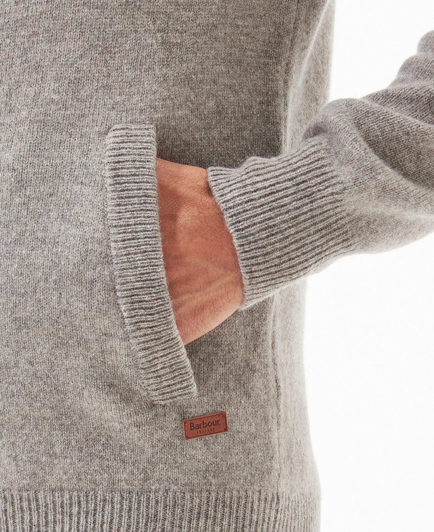 Essential Patch Zip Thru-Cardigan-Barbour-Aandahls