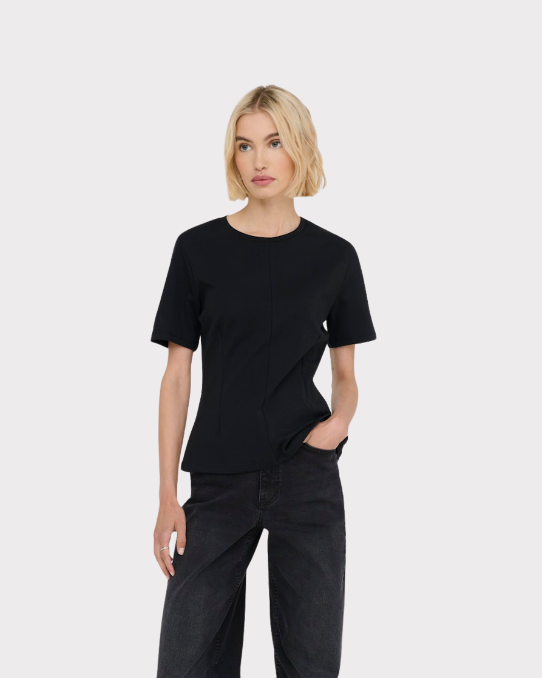 Eva S/s Top Jrs-T-shirt-JdY-Aandahls