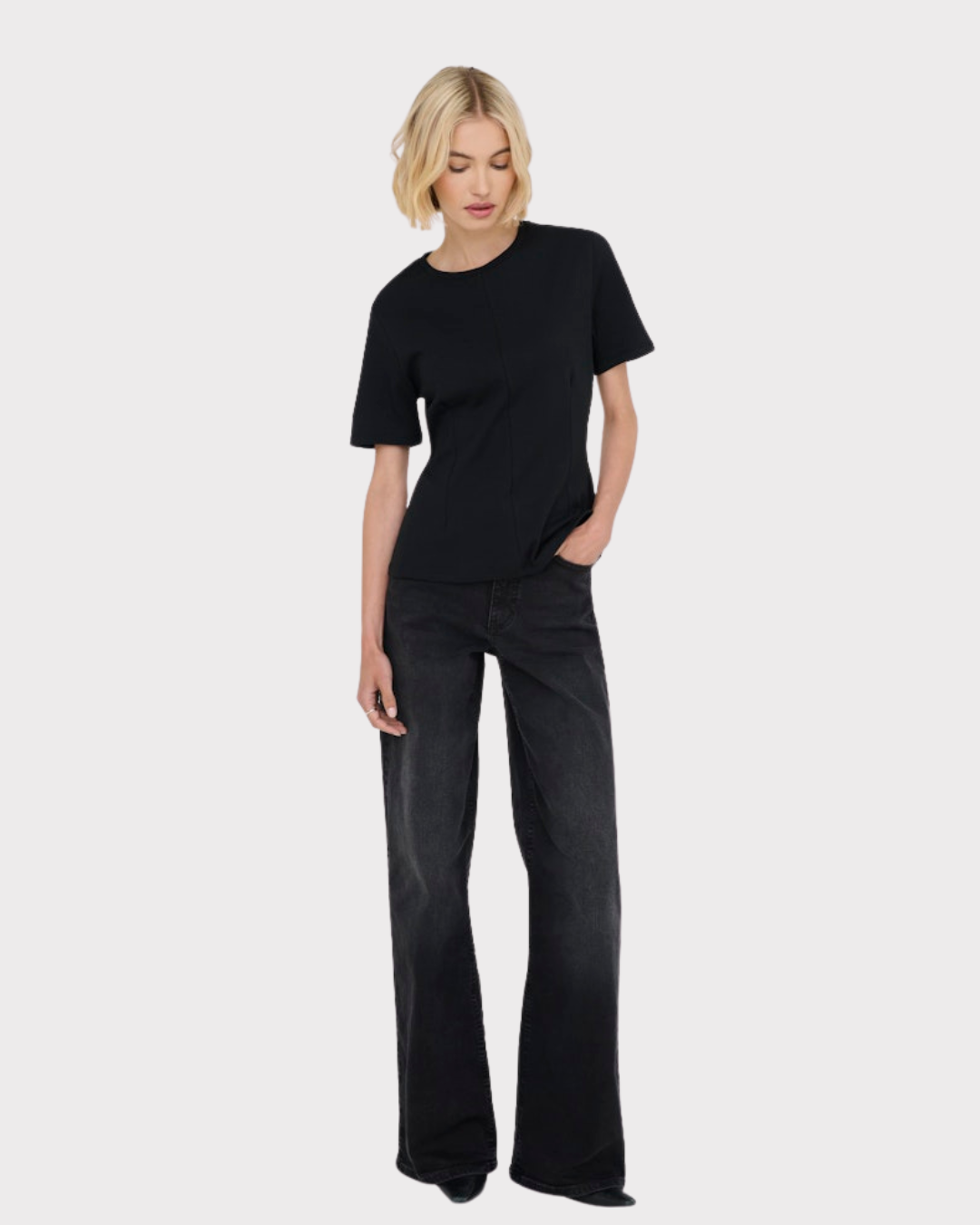 Eva S/s Top Jrs-T-shirt-JdY-Aandahls