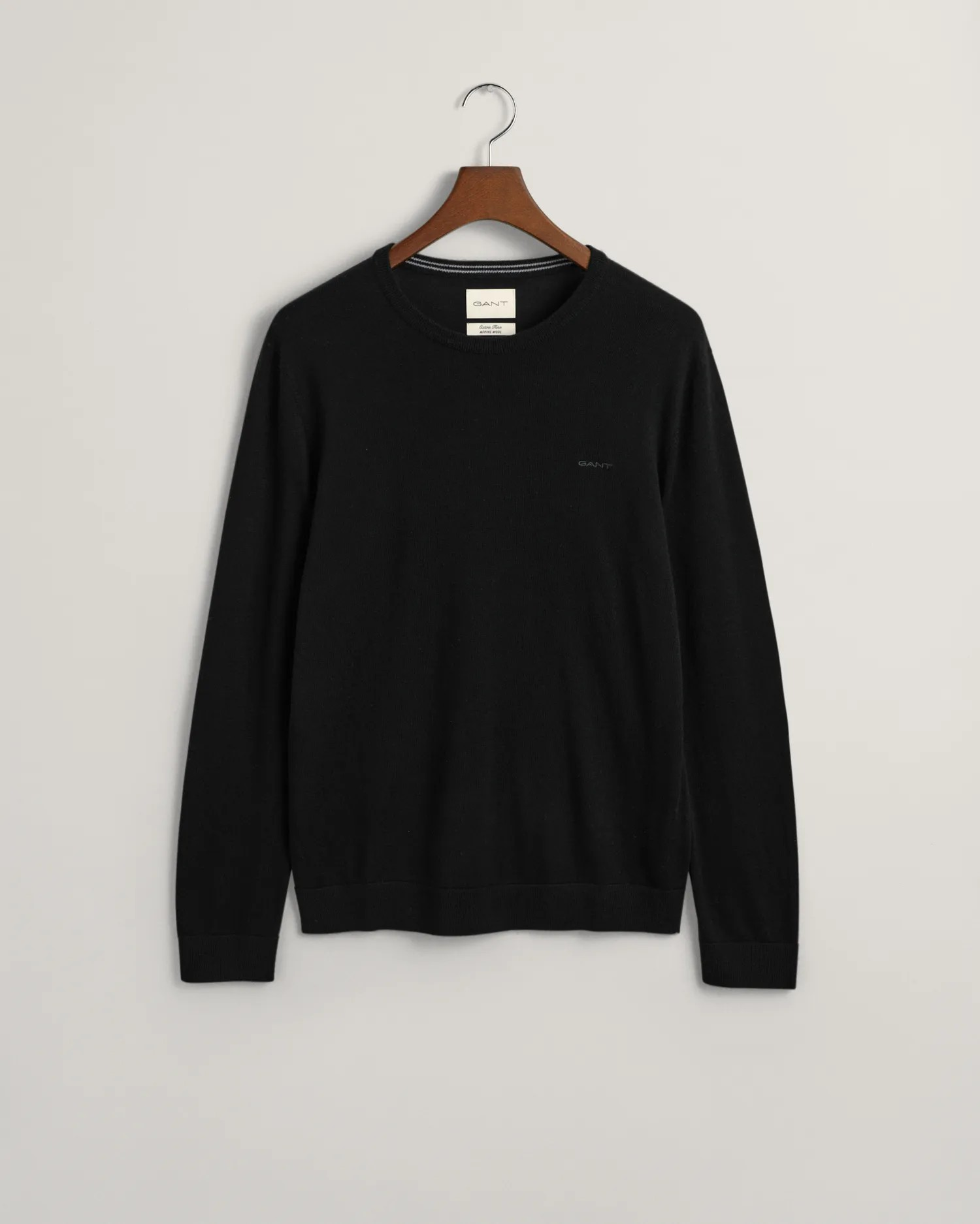 Extrafine merino wool c-neck-Genser-Gant-Aandahls