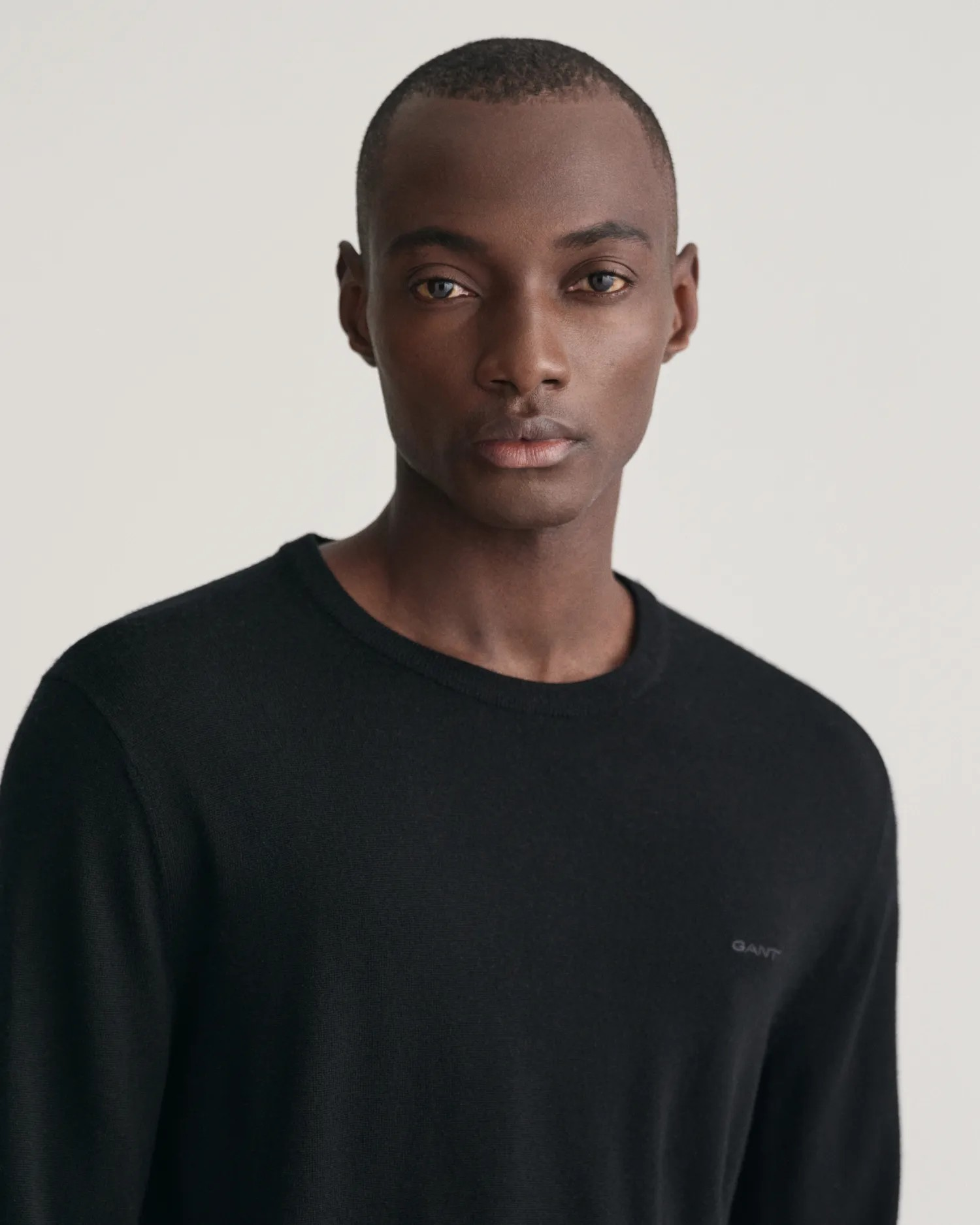 Extrafine merino wool c-neck-Genser-Gant-Aandahls