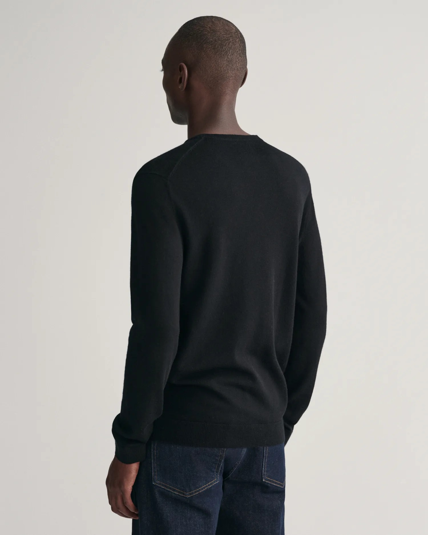 Extrafine merino wool c-neck-Genser-Gant-Aandahls