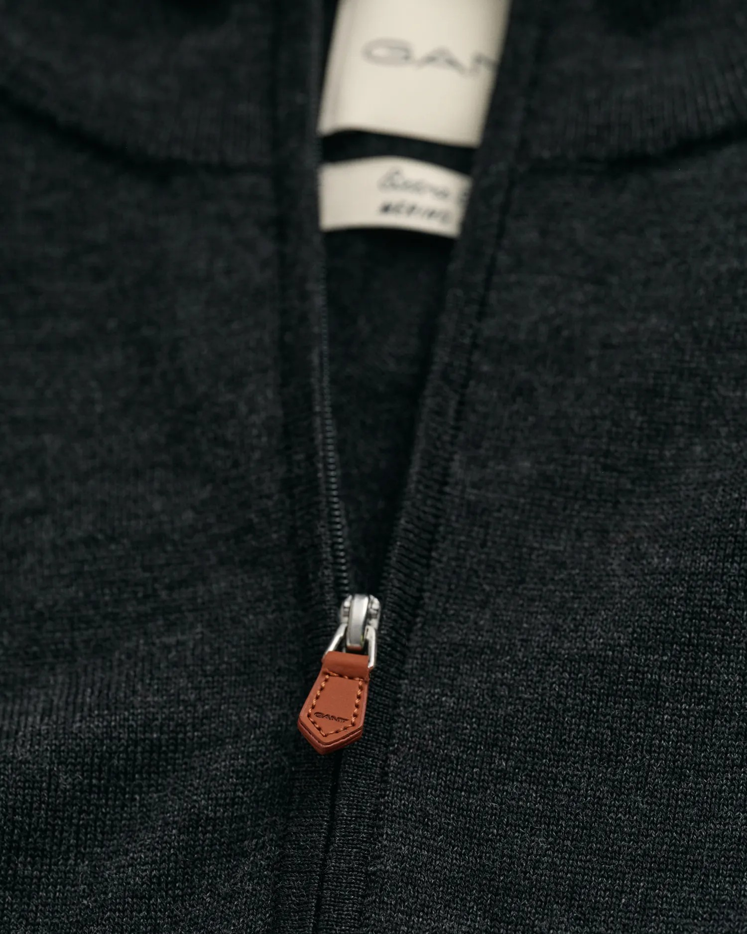 Extrafine merino wool half zip-Cardigan-Gant-Aandahls
