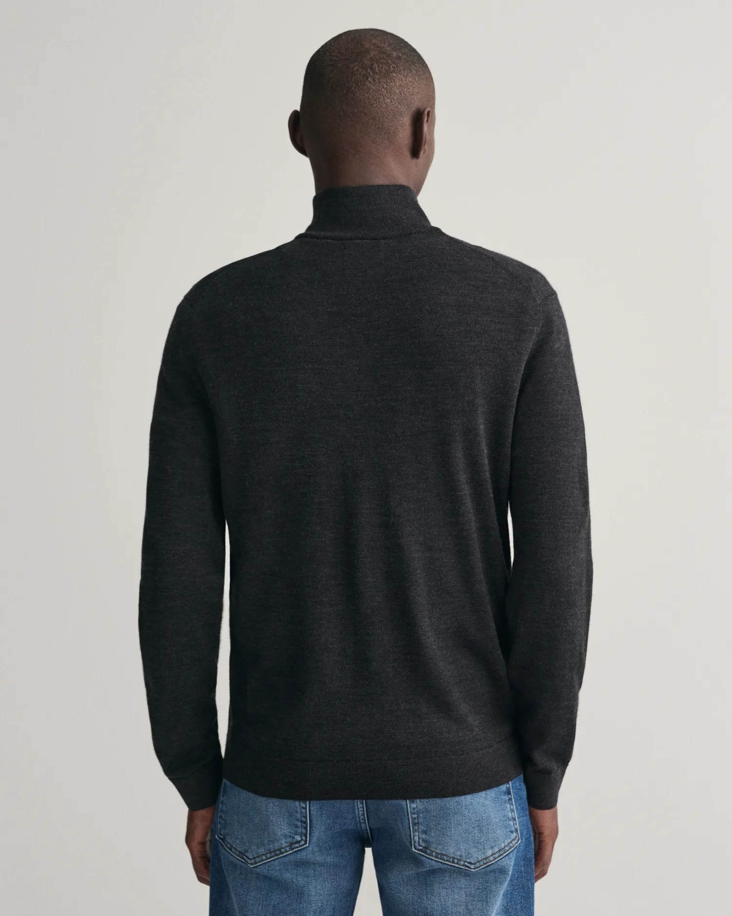 Extrafine merino wool half zip-Cardigan-Gant-Aandahls