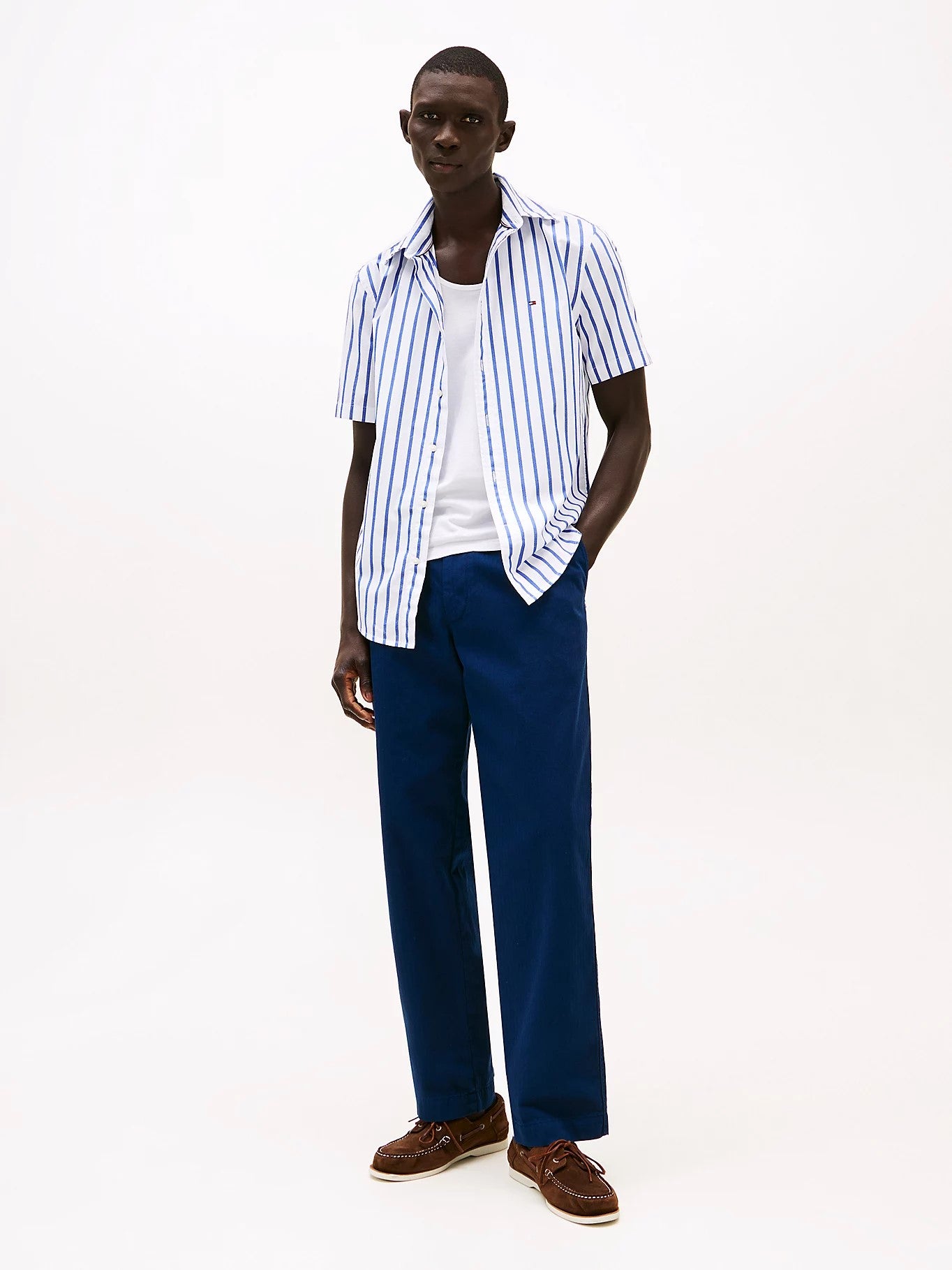 Flex poplin shirt-Skjorte-Tommy Hilfiger-Aandahls