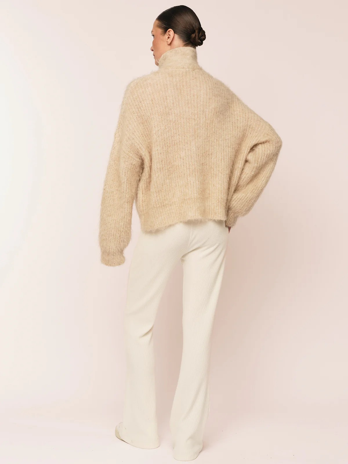 Florie Brushed Zip Knit-Strikk-OnceUntold-Aandahls