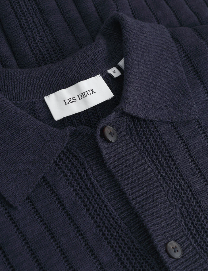 Floyd Linen Knitted SS Shirt-Skjorte-Les Deux-Aandahls