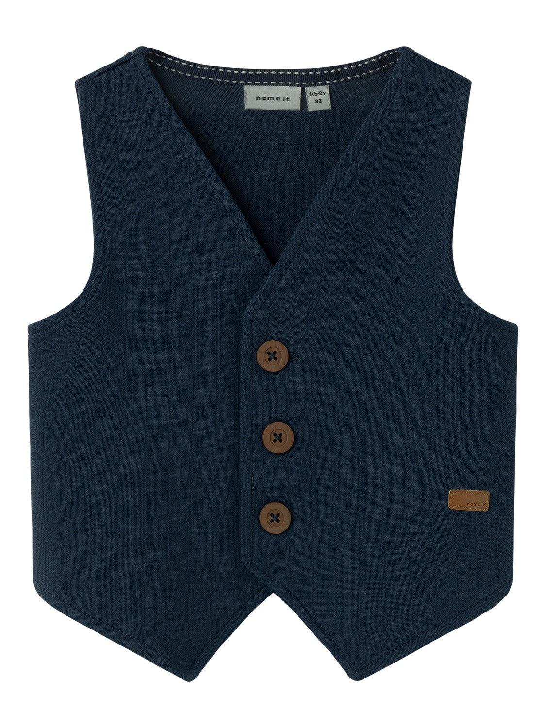 Franklin sweat waistcoat-Vest-Name it-Aandahls