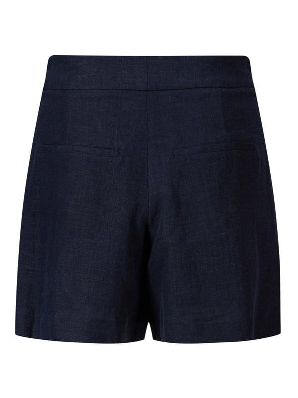 Freya solid linen Shorts-Shorts-Ella&il-Aandahls