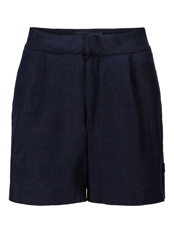 Freya solid linen Shorts-Shorts-Ella&il-Aandahls