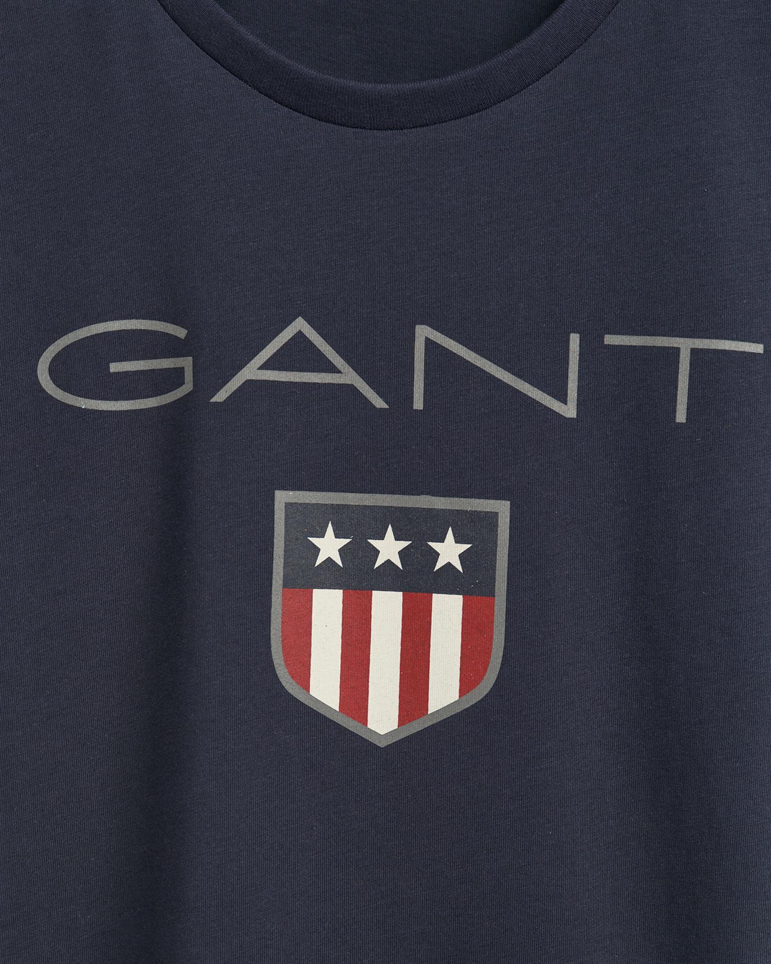 Gant shield ss t-shirt-T-shirt-Gant-Aandahls
