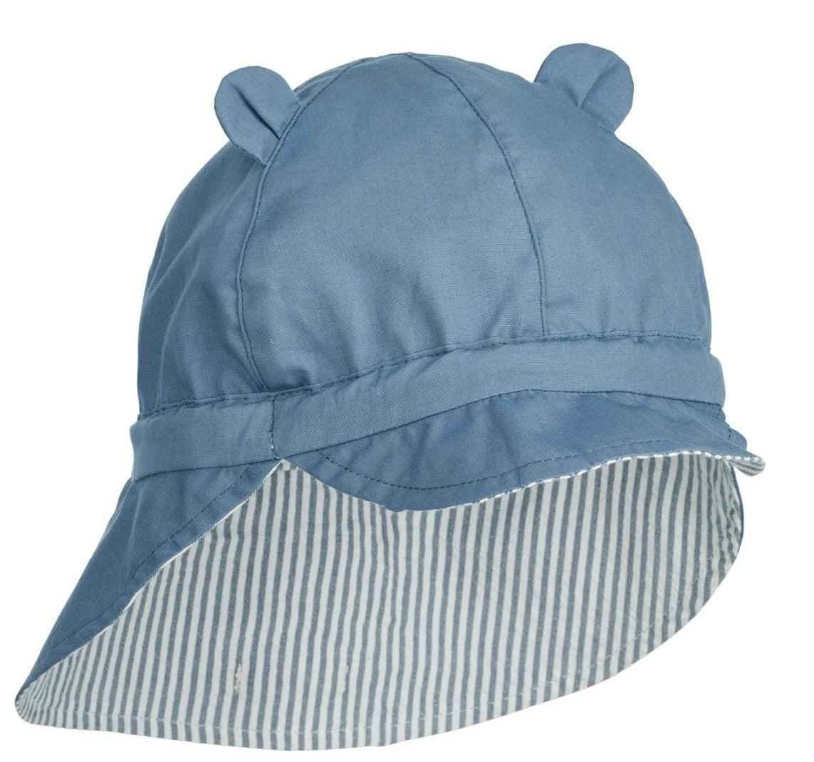 Gorm reversible sun hat w/ear-Hodeplagg-Liewood-Aandahls