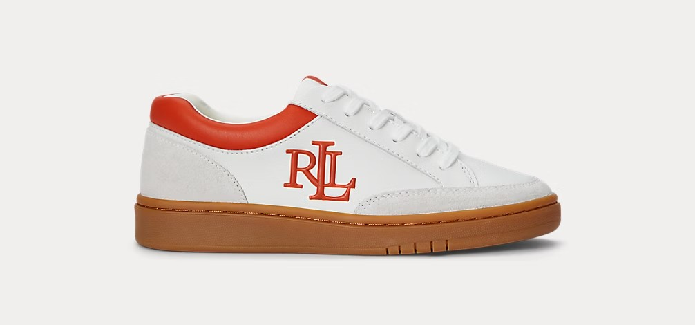 Hailey VI leather trainer-Sko-Ralph Lauren-Aandahls