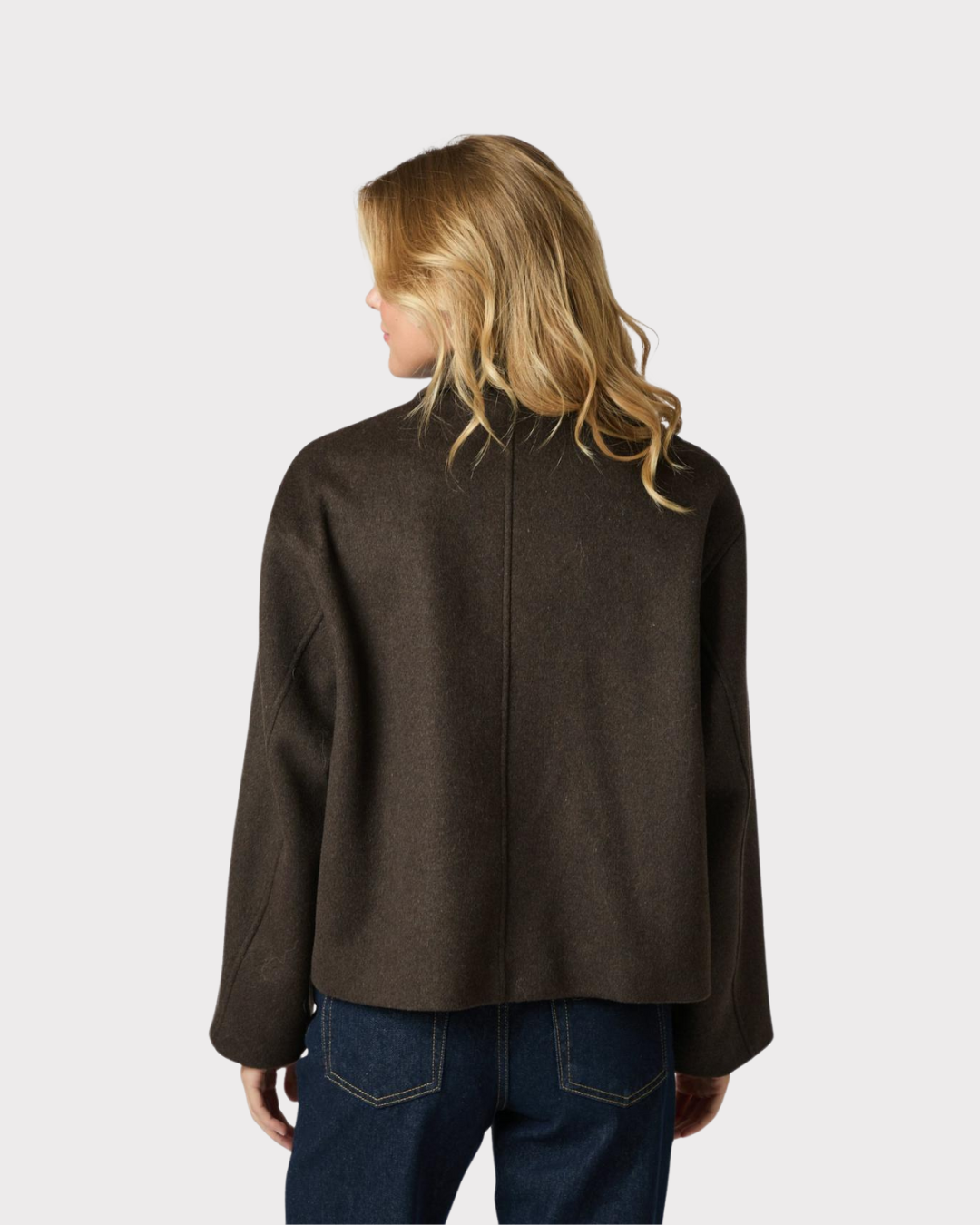 Hamra Wool Jacket-Ytterjakker-Neo Noir-Aandahls
