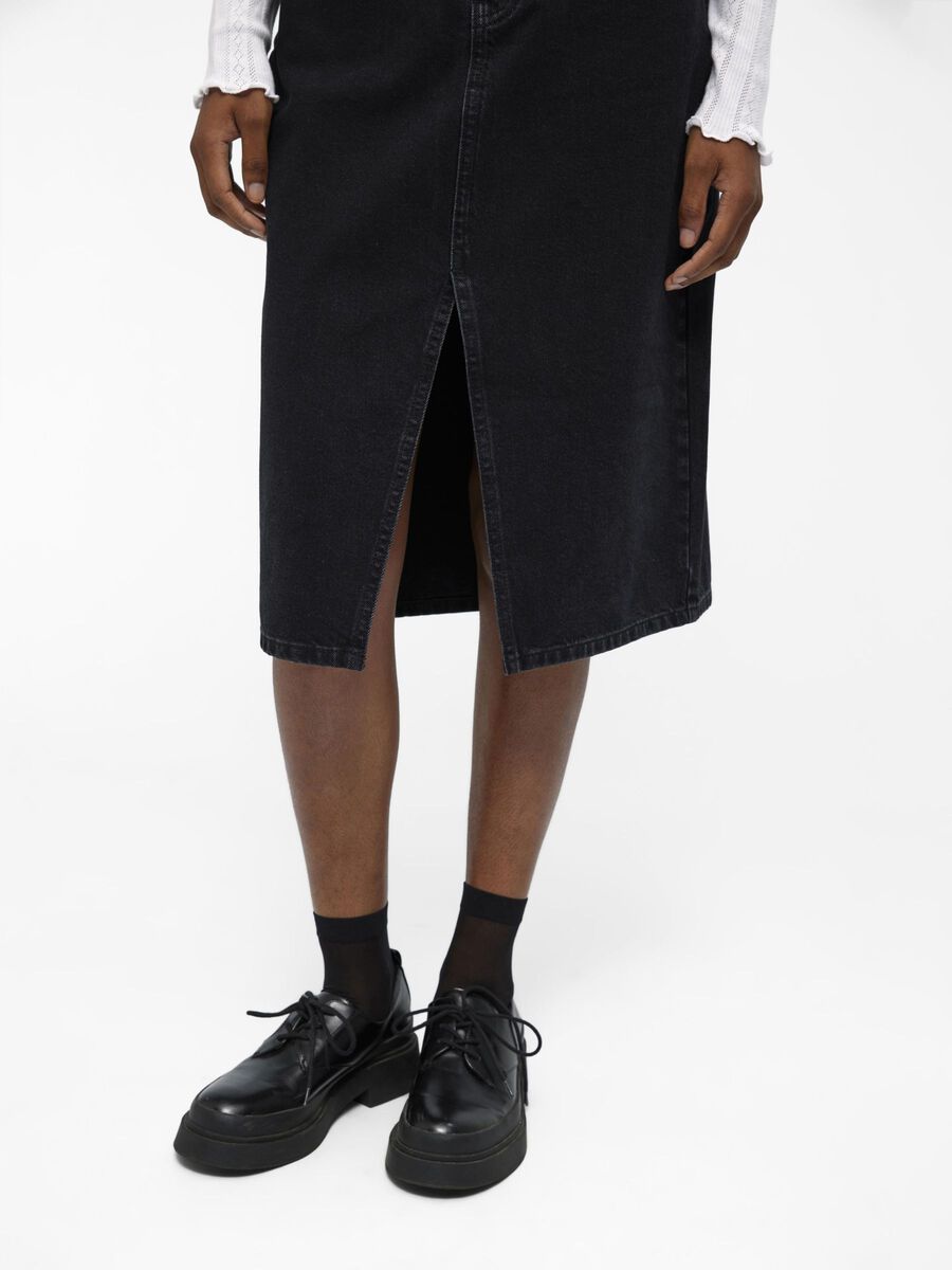 Harlow midi denim skirt-Skjørt-Object Collectors Item-Aandahls