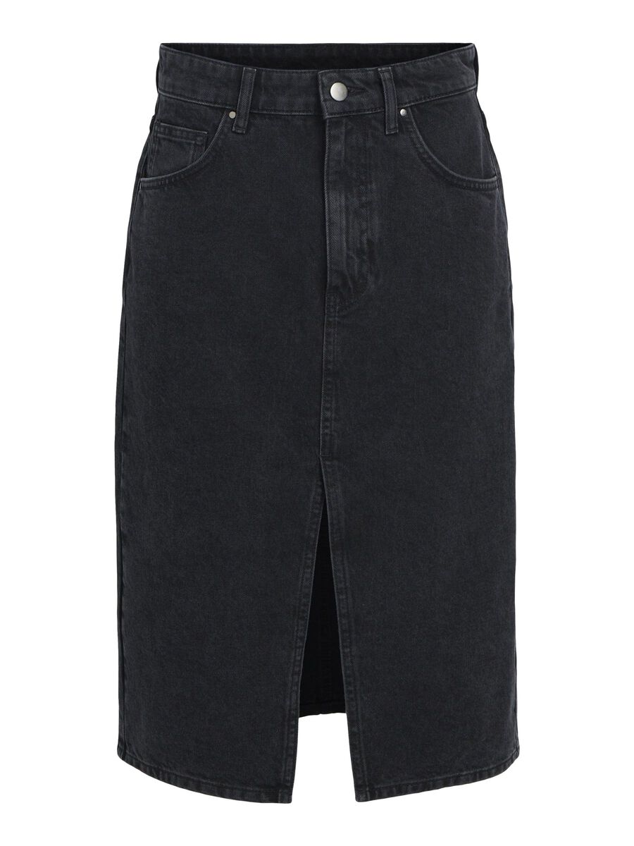 Harlow midi denim skirt-Skjørt-Object Collectors Item-Aandahls