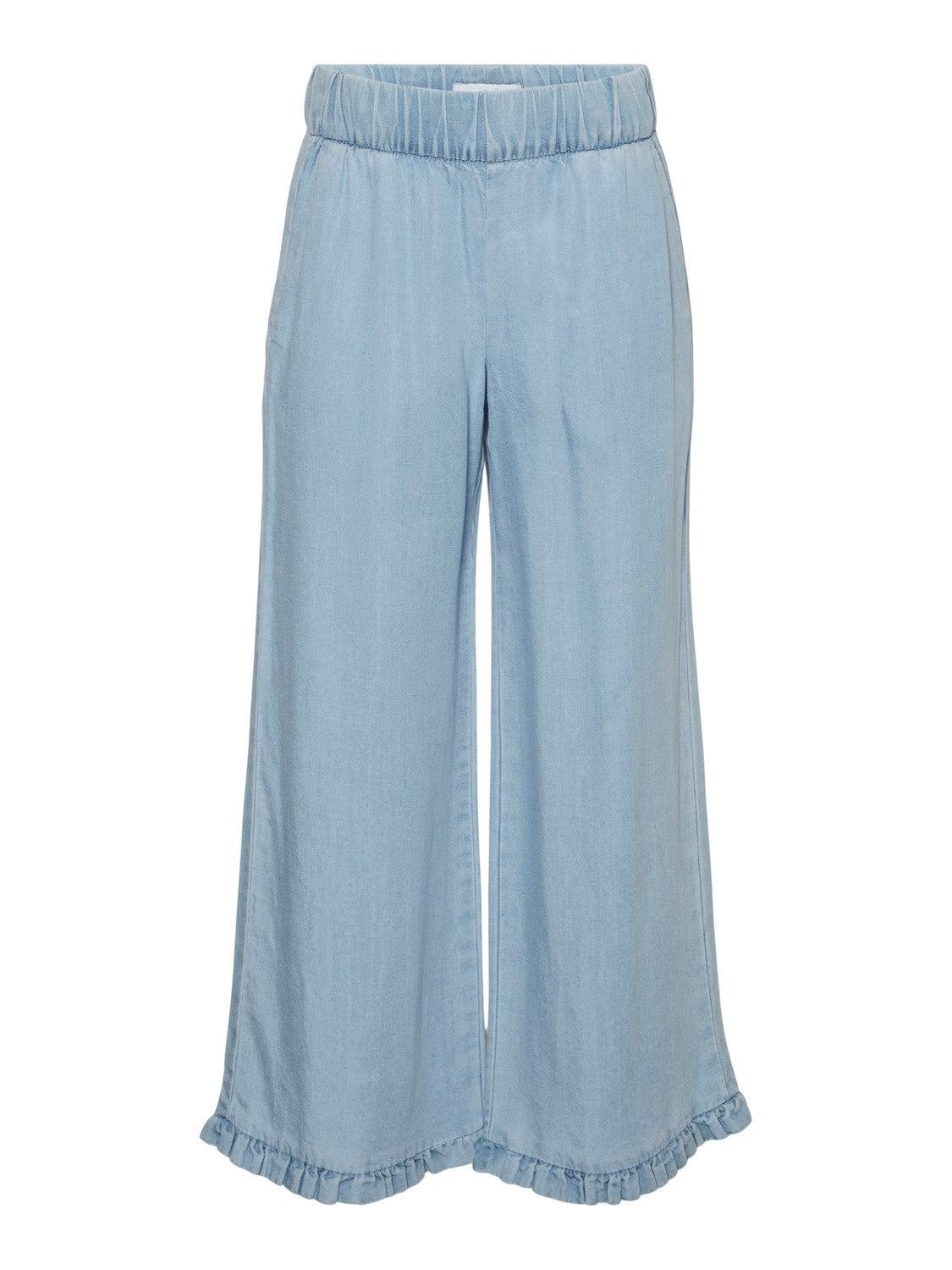 Harper Wide frill Pant ga girl-Bukse-Vero Moda Girl-Aandahls
