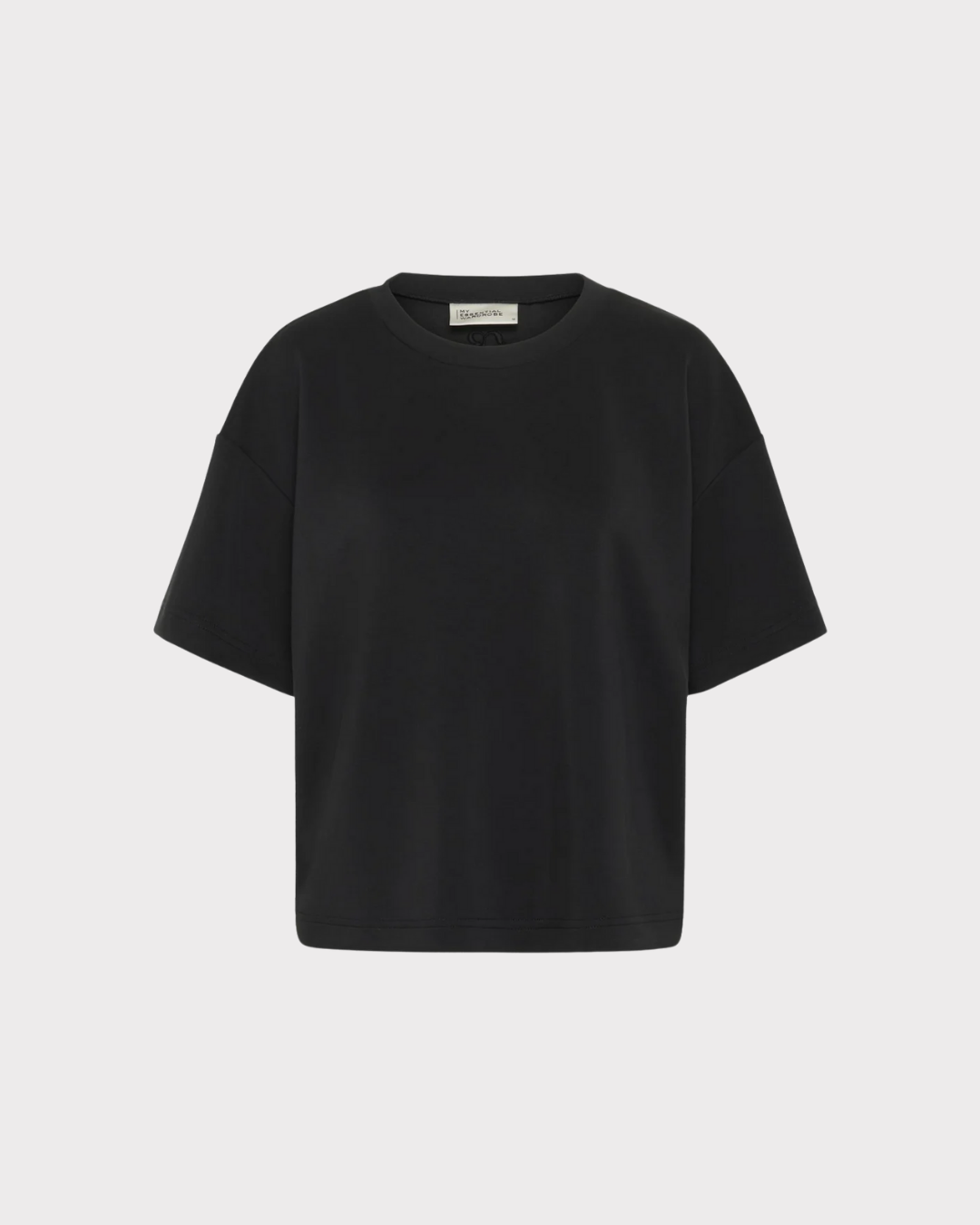 Hellemw Emb Boxy Tee-T-shirt-My Essential Wardrobe-Aandahls