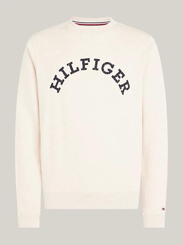 Hilfiger arched htr sweatshirt-Genser-Tommy Hilfiger-Aandahls