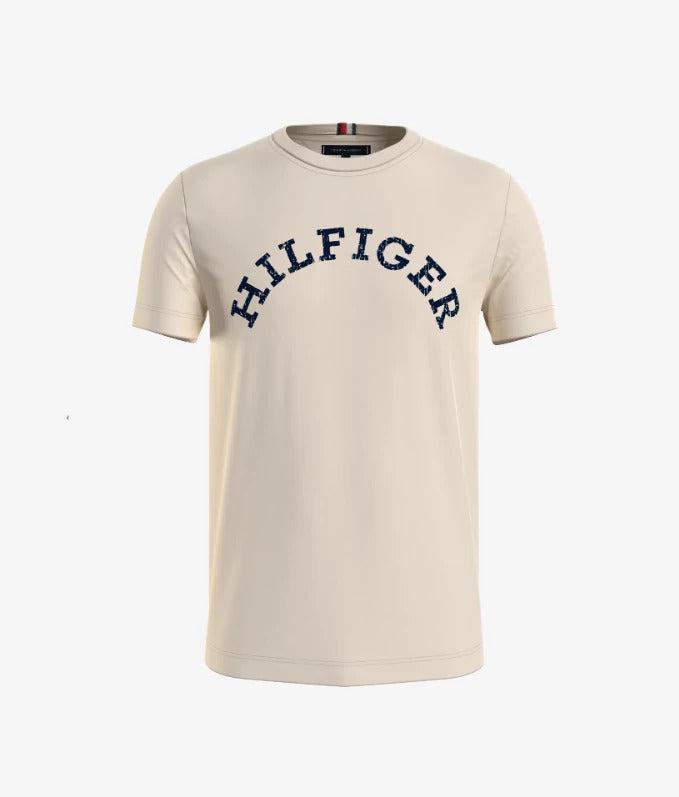Hilfiger arched tee-T-shirt-Tommy Hilfiger-Aandahls