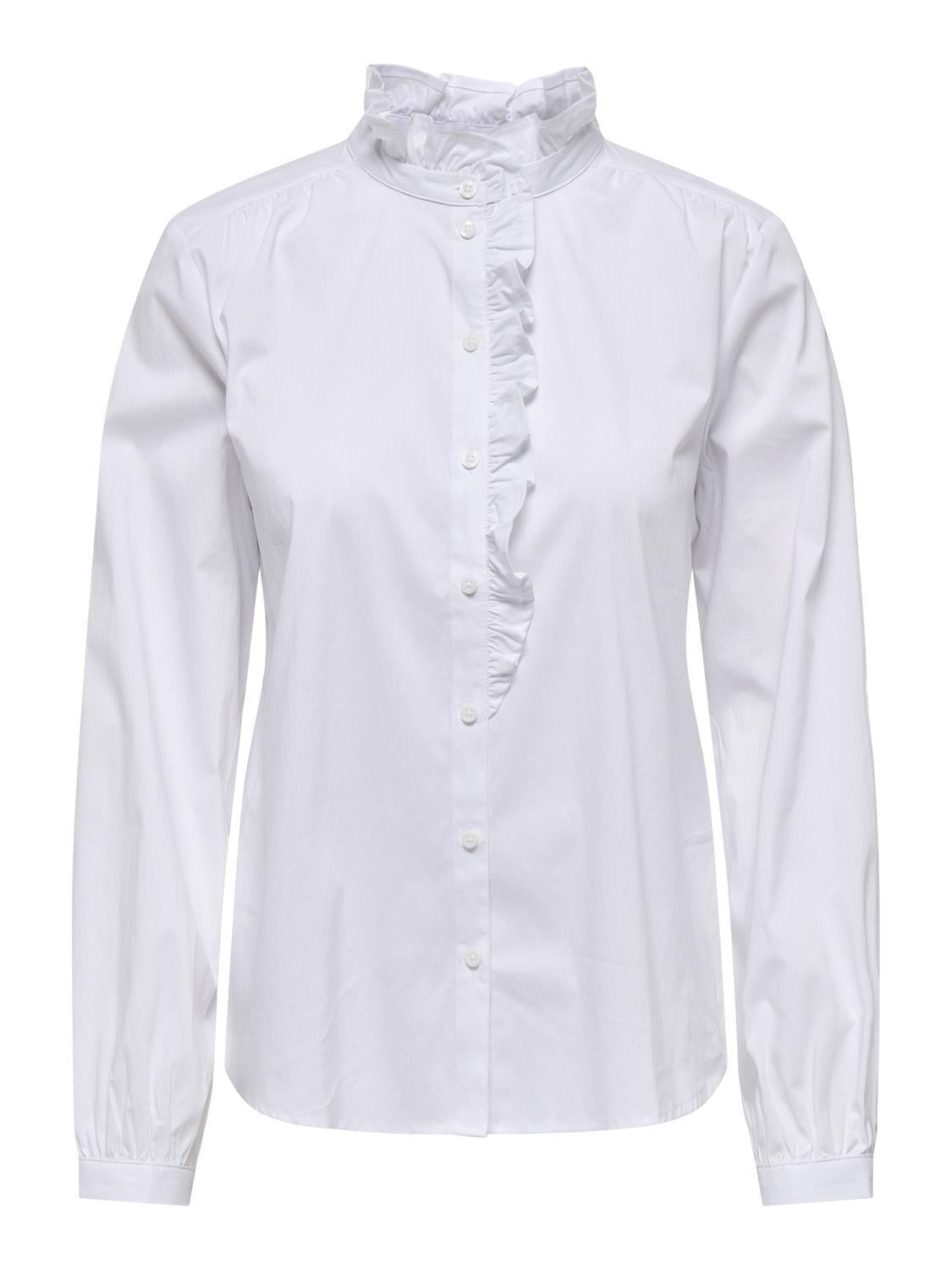 JDYmio L/S Frill Shirt WVN-Skjorter-Jacqueline de Yong-Aandahls