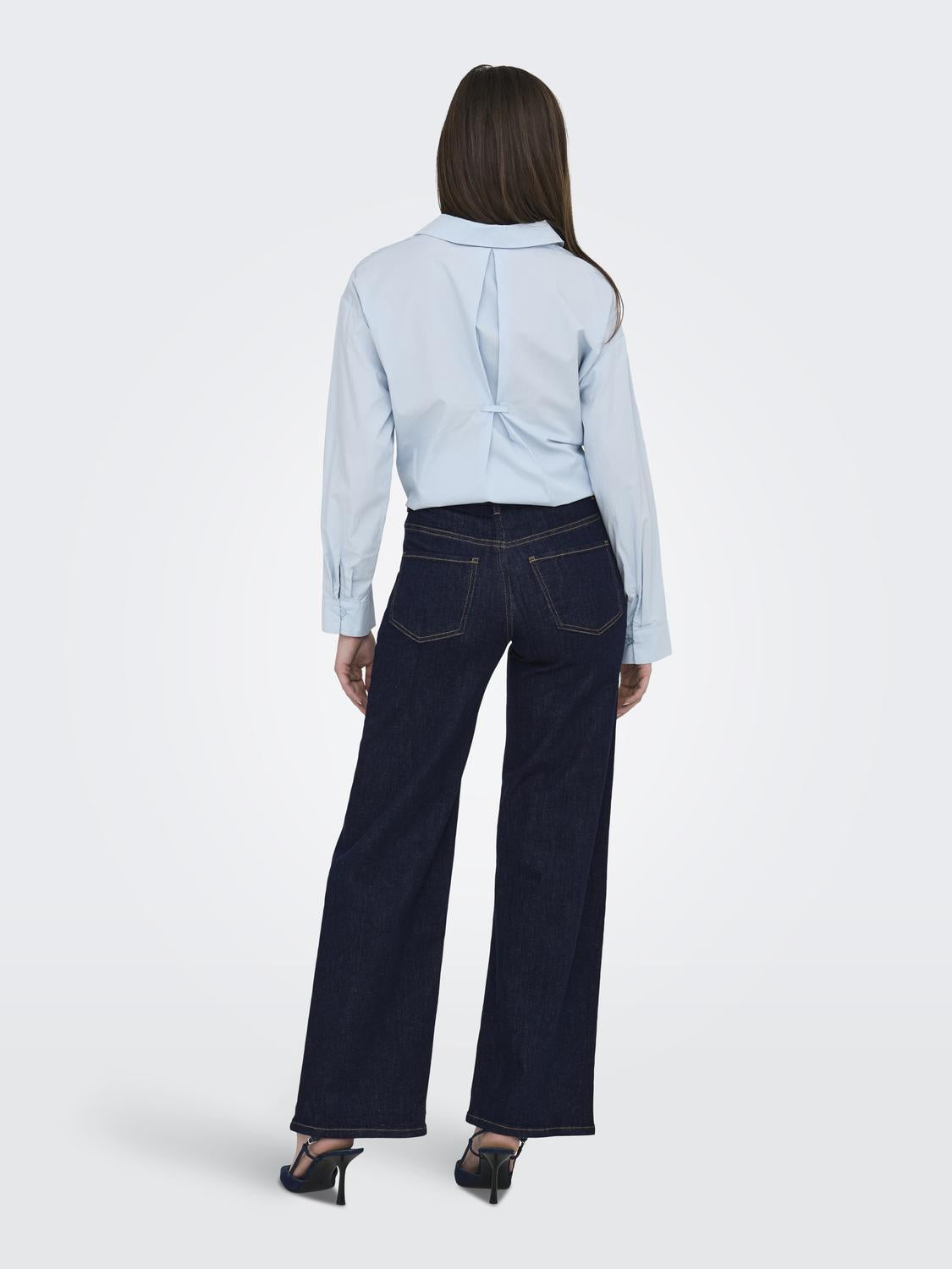 Jdyfelina-Fina Hw Wide Rinse Jnsdnm Noos-Jeans-JdY-Aandahls