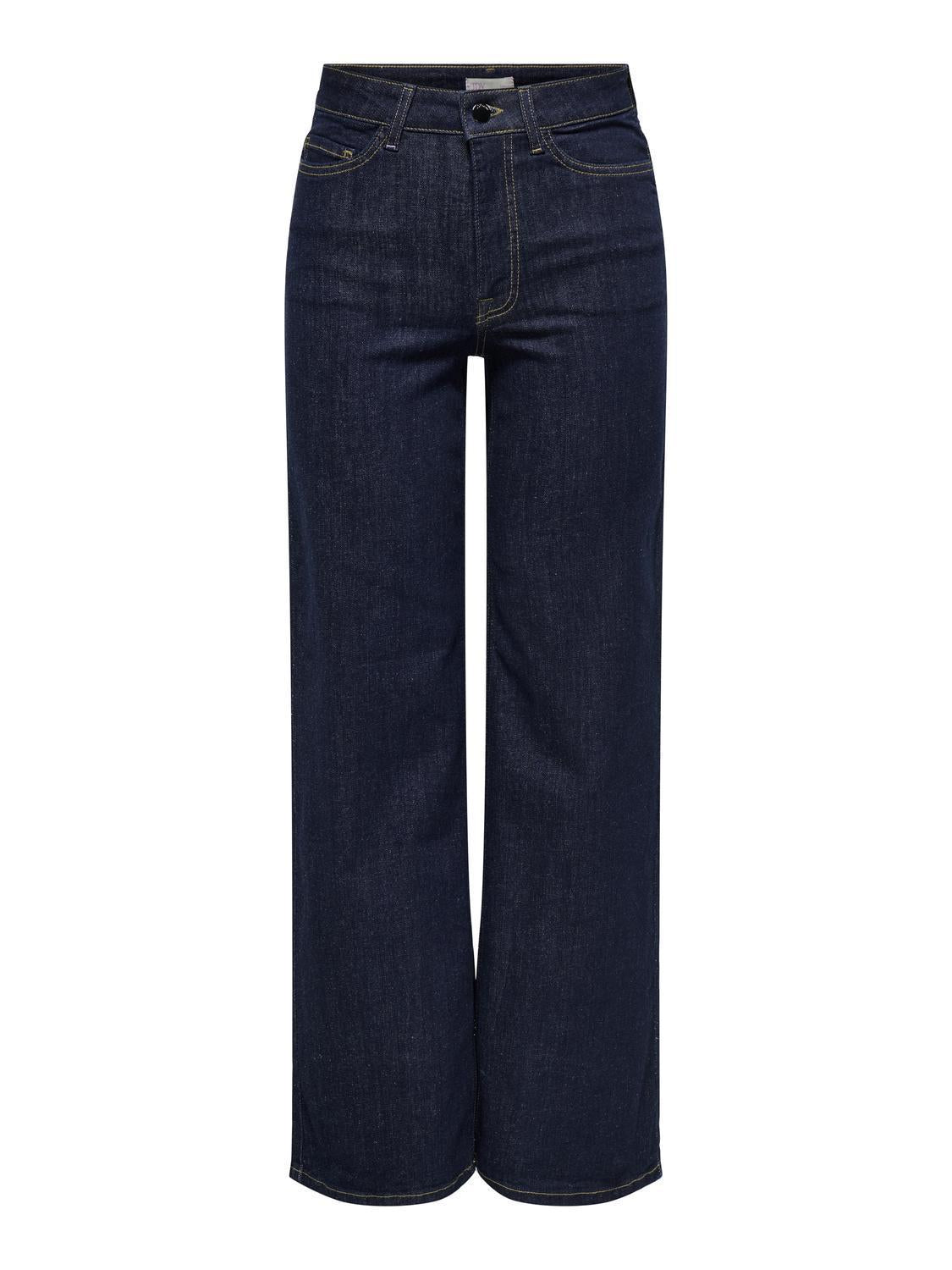 Jdyfelina-Fina Hw Wide Rinse Jnsdnm Noos-Jeans-JdY-Aandahls