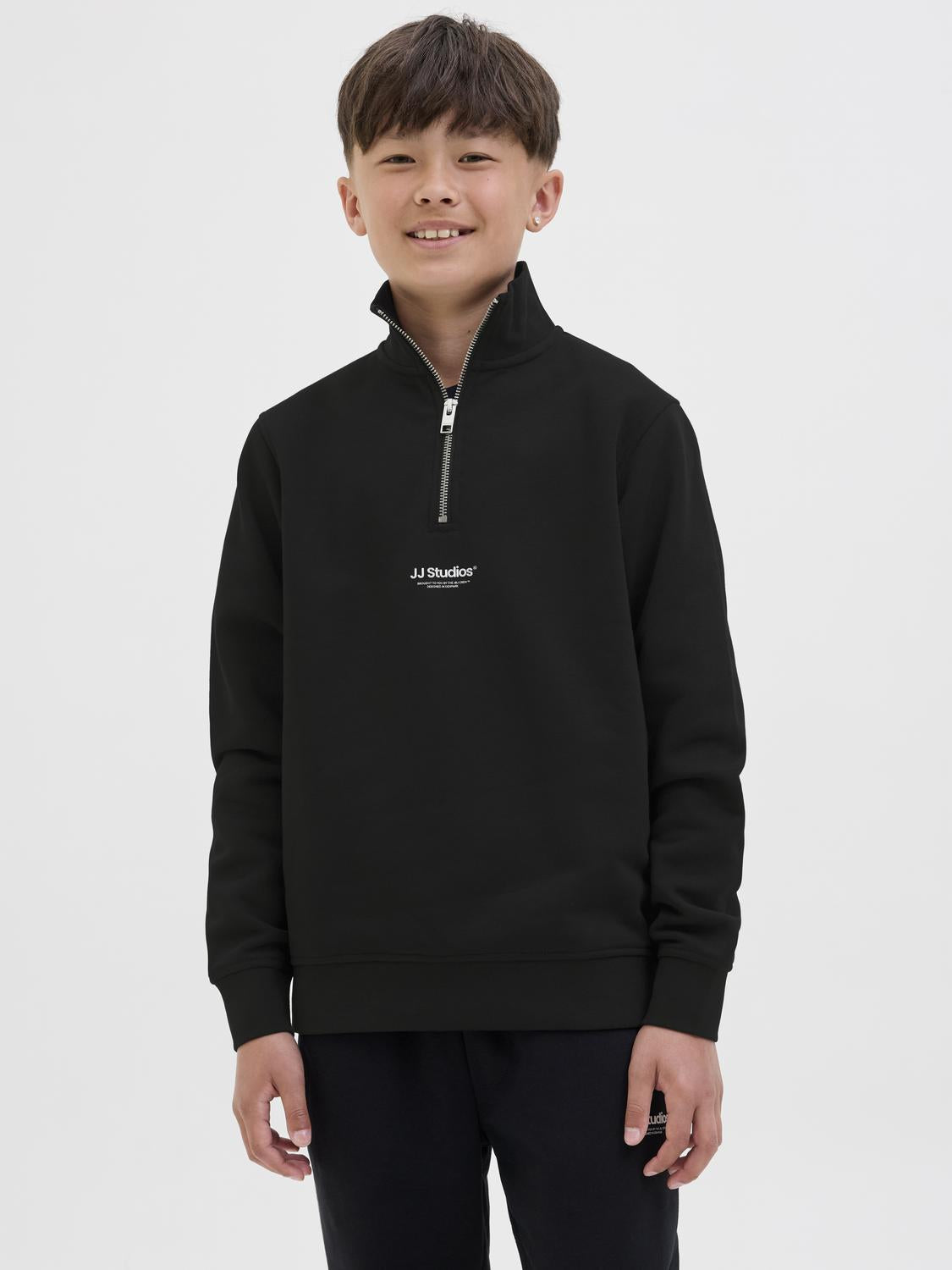 Jjesoho Sweat Quarter Zip Hn Noos Jnr-Genser-JACK&JONES JUNIOR-Aandahls