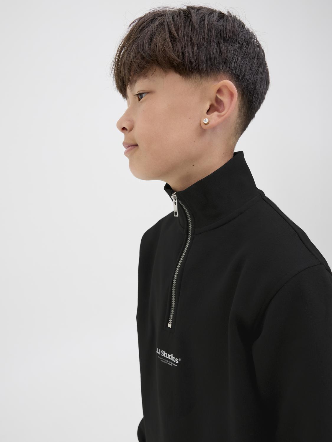 Jjesoho Sweat Quarter Zip Hn Noos Jnr-Genser-JACK&JONES JUNIOR-Aandahls