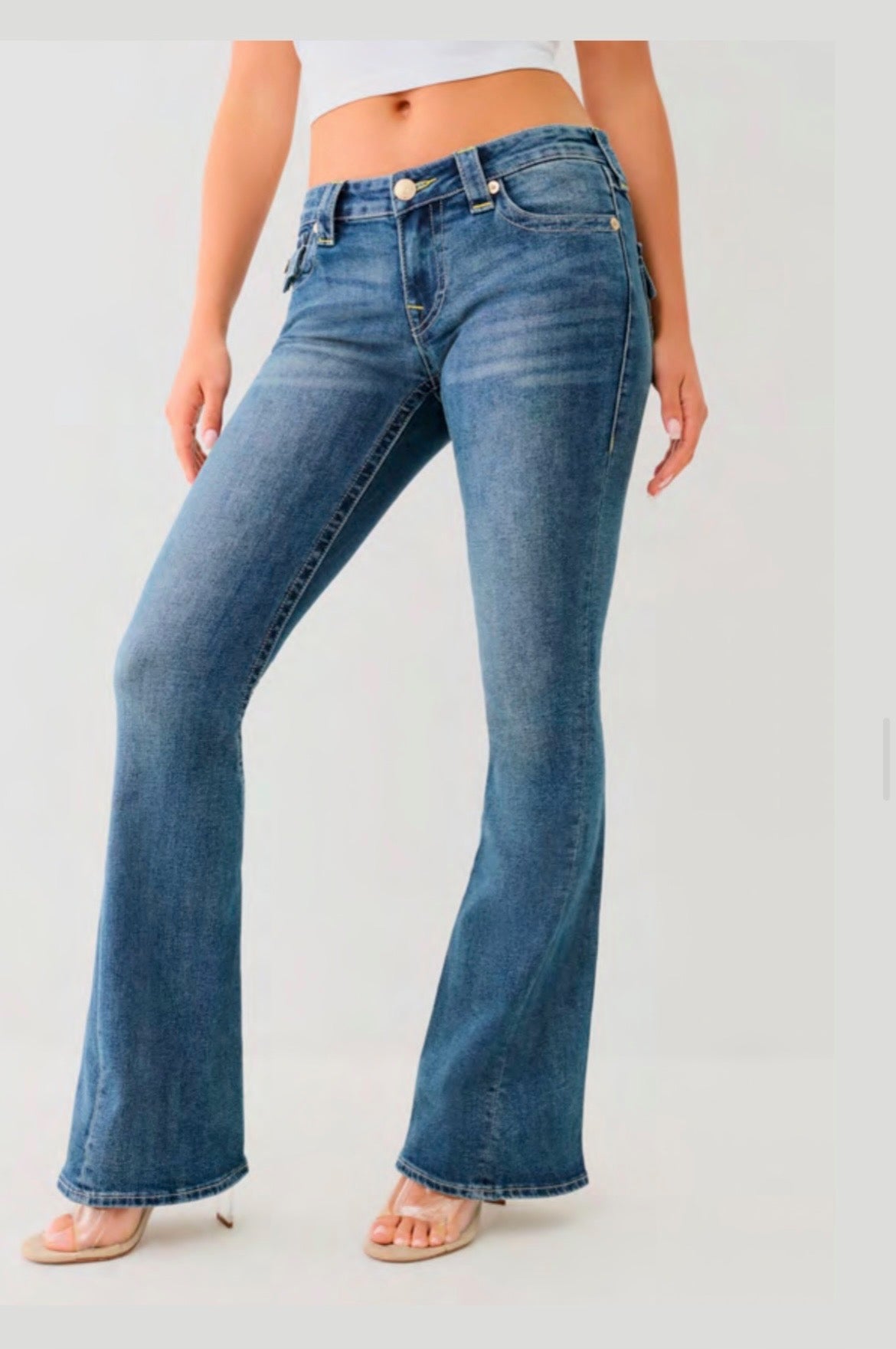 Joey low flare flap-Bukse-True Religion-Aandahls