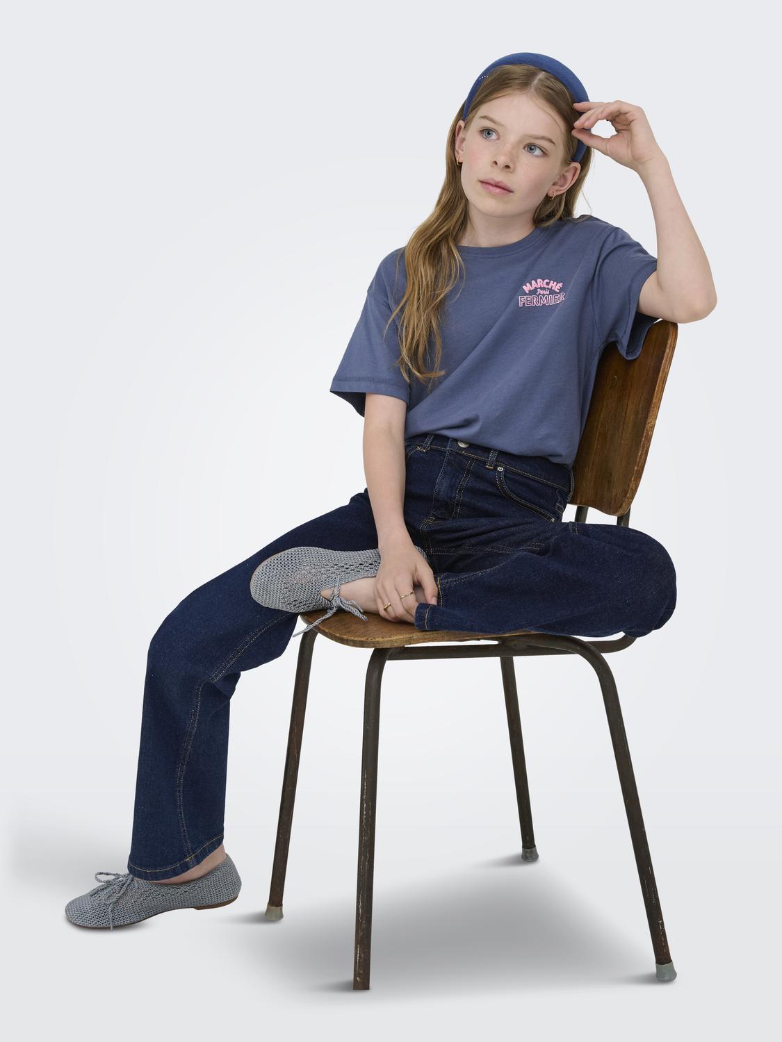 Juicy Reg Wide Leg Azg211 Dnm Noos-Bukse-KIDS ONLY GIRL-Aandahls