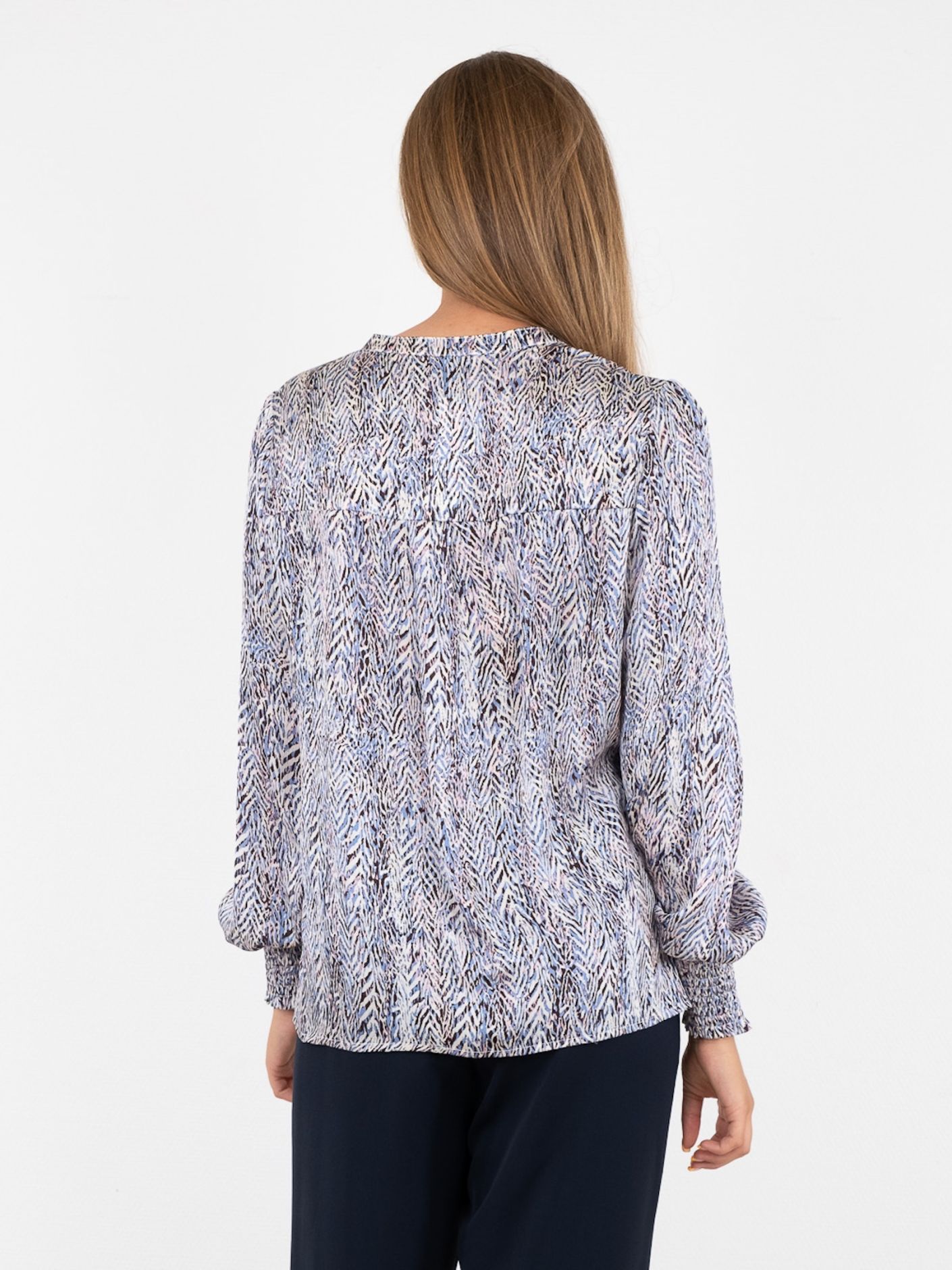 Kala Ditsy Multi Blouse-Bluser-Neo Noir-Aandahls