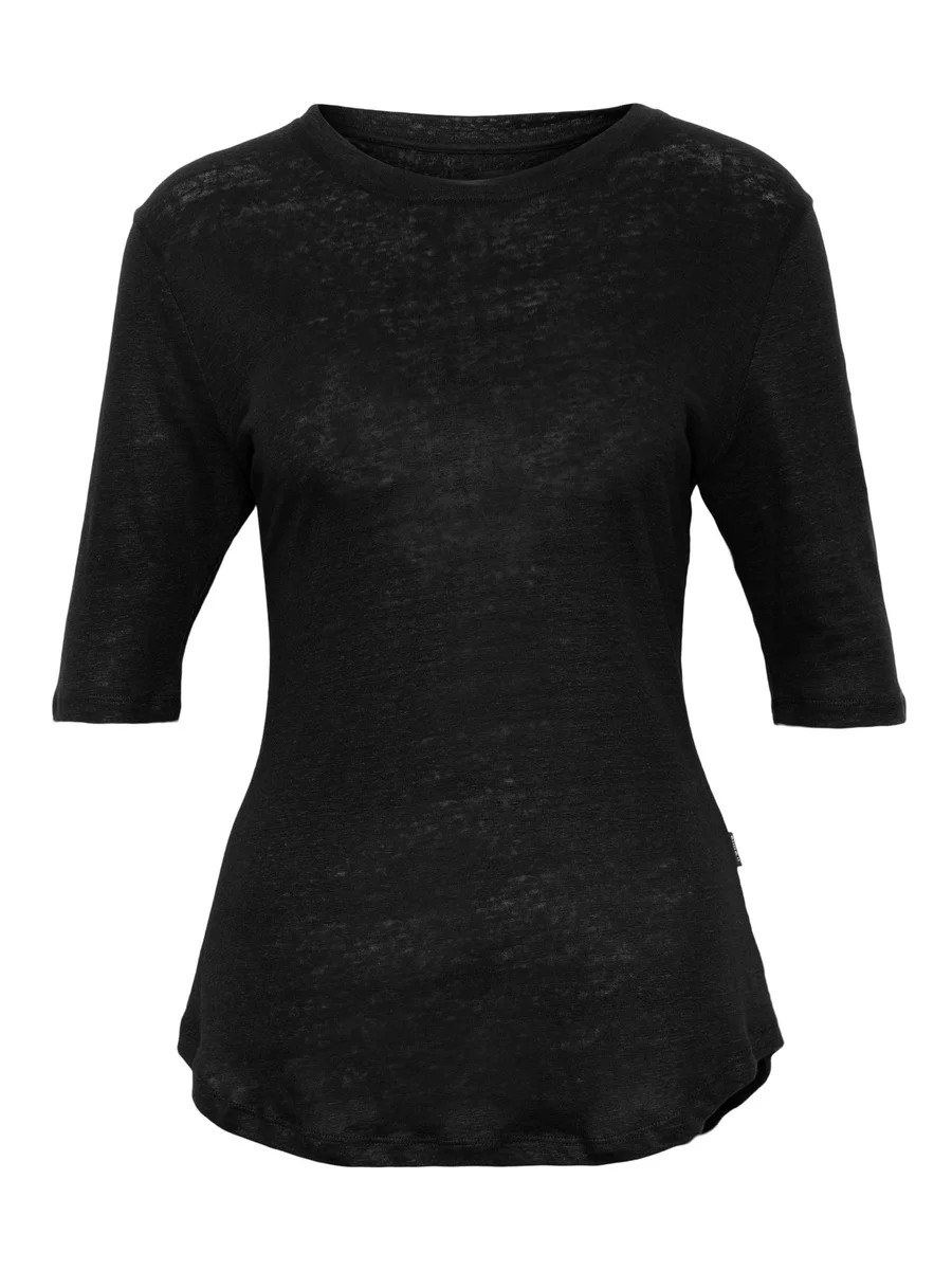 Karina linen tee-T-shirt-Ella&il-Aandahls