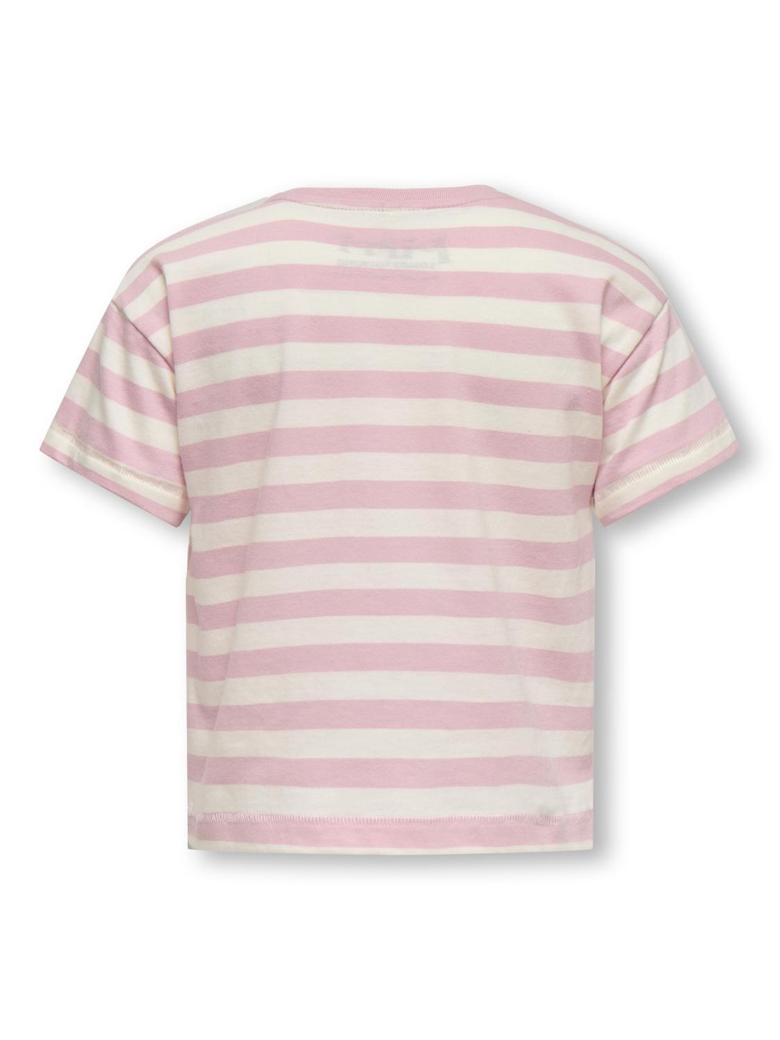 Kmgpippa Life S/s Boxy Printed Tee Jrs-T-shirt-KIDS ONLY GIRL-Aandahls