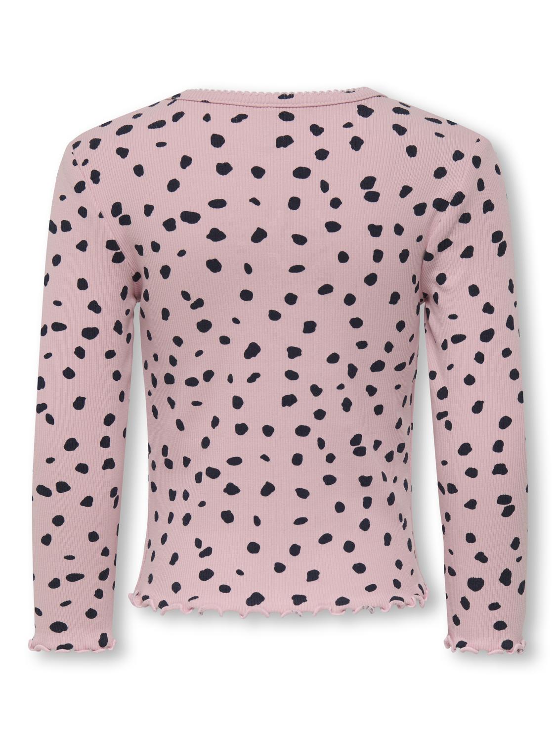 Kmgtrinny Life Aop Ls O-Nck Top Jrs Noos-Genser-KIDS MINI GIRL-Aandahls