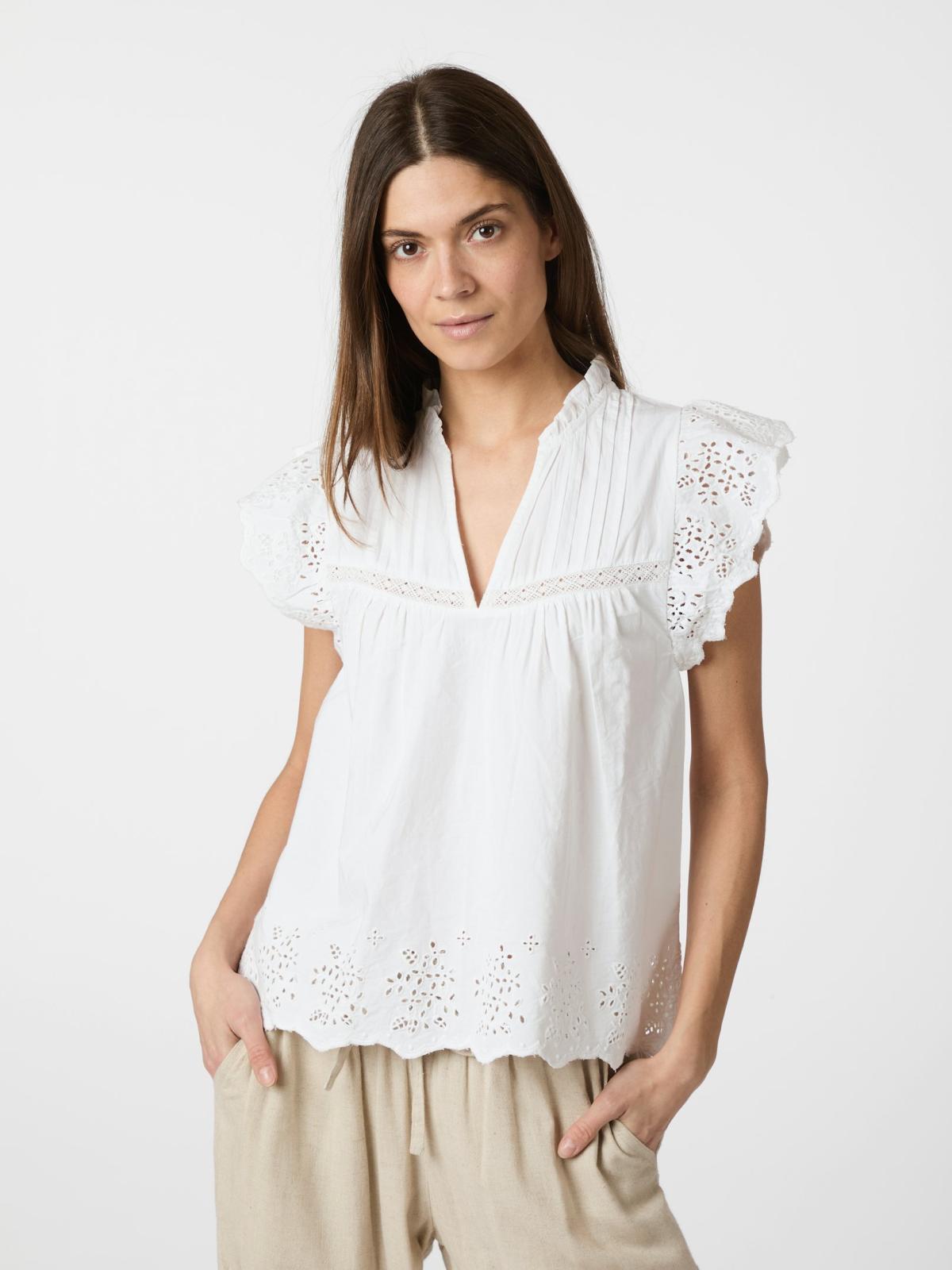 Kyoti Embroidery Top-Overdel-Neo Noir-Aandahls