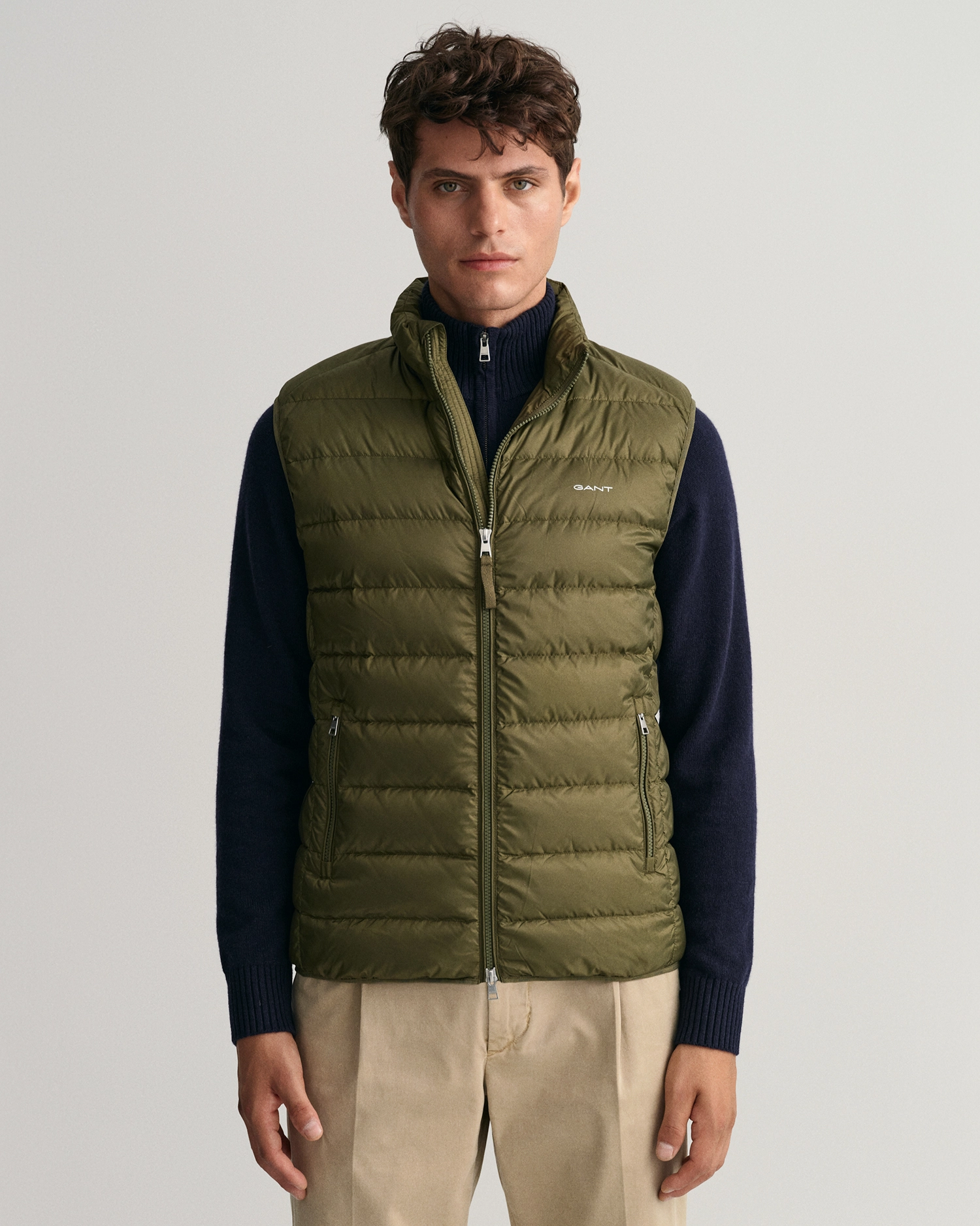 LIGHT DOWN GILET-Ytterjakker-Gant-Aandahls