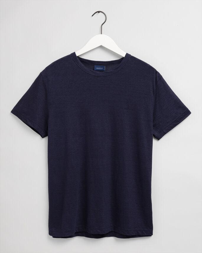 LINEN REGULAR T-SHIRT-Sweat-Gant-Aandahls