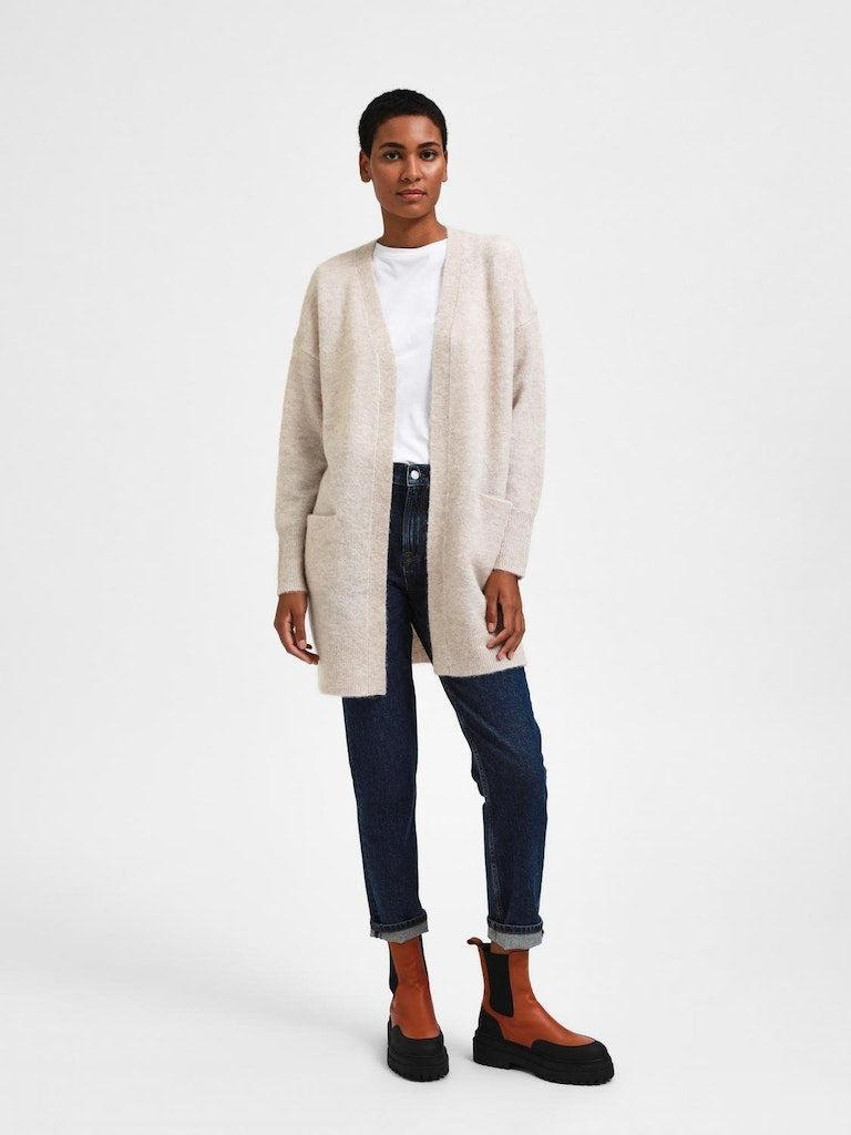 LULU KNIT LONG-Strikk-Selected Femme-Aandahls