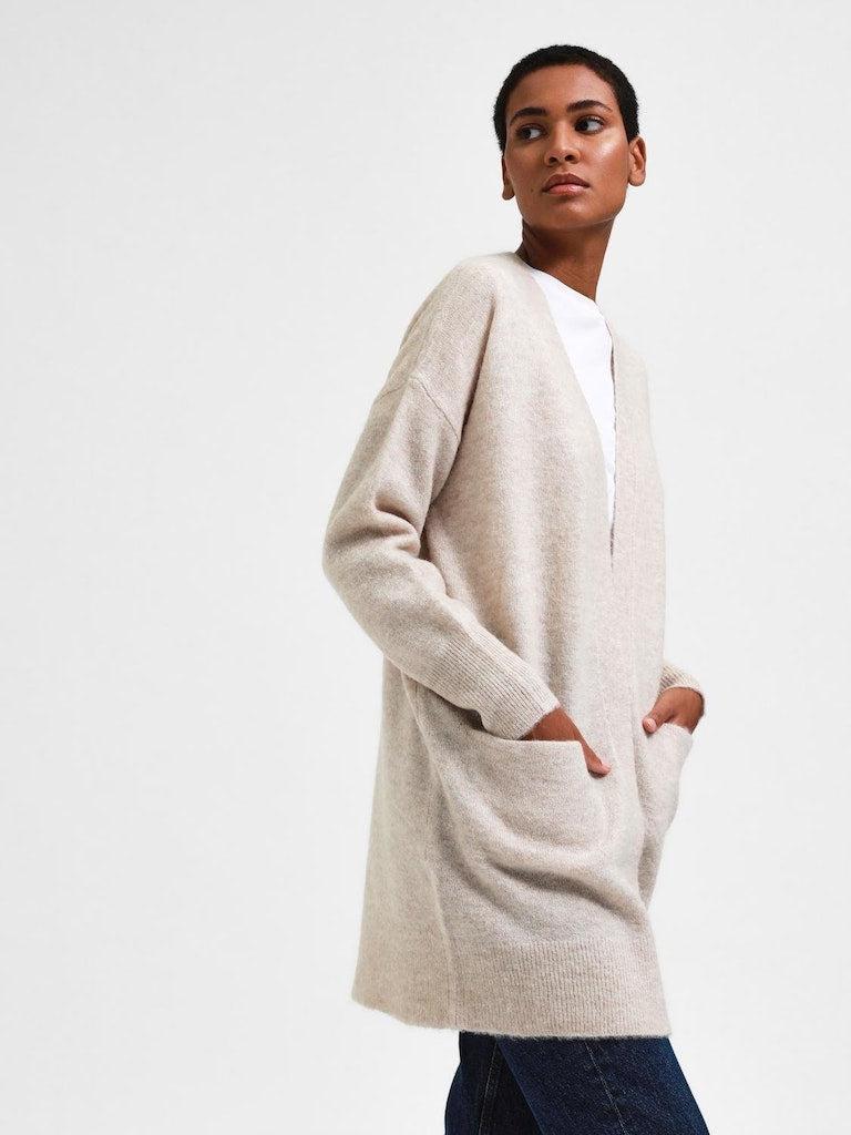 LULU KNIT LONG-Strikk-Selected Femme-Aandahls