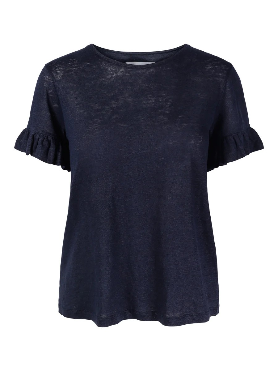 Lara linen tee-T-shirt-Ella&il-Aandahls
