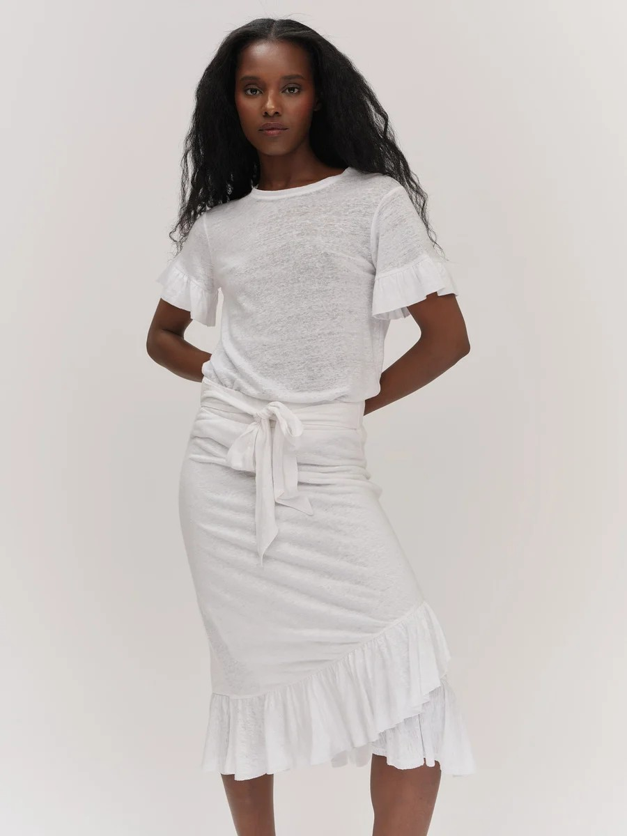 Lara linen tee-T-shirt-Ella&il-Aandahls