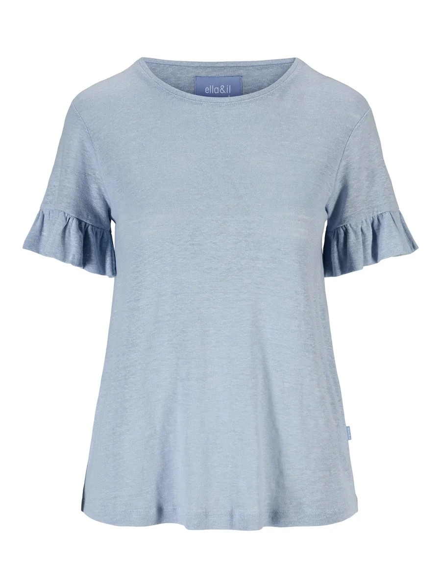 Lara linen tee-T-shirt-Ella&il-Aandahls