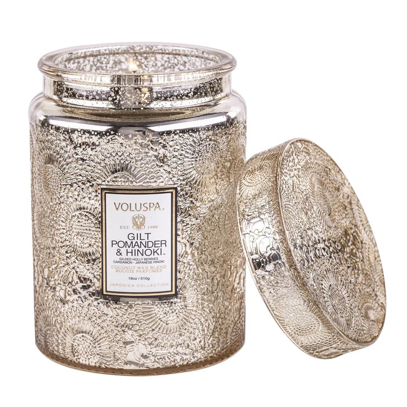 Large Glass Jar w. Glass Lid-Accessories-Voluspa-Aandahls