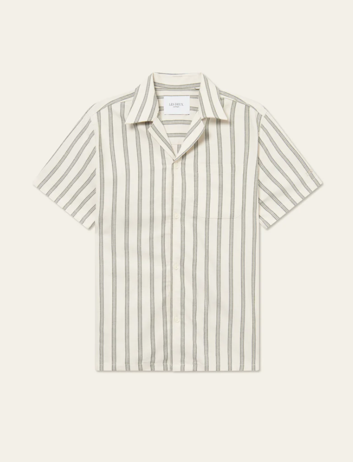 Lawson Stripe SS Shirt-Skjorte-Les Deux-Aandahls