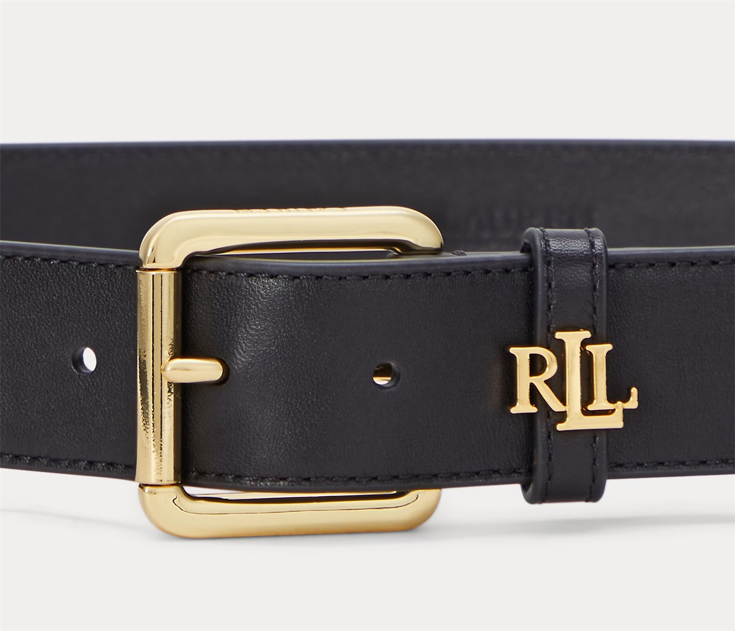 Logo-Keeper leather belt-Belter-Ralph Lauren-Aandahls