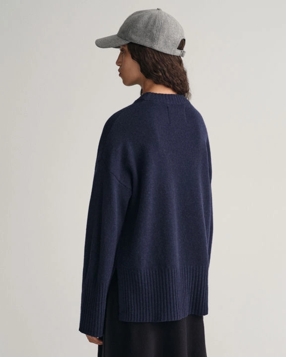 Lounge c-neck sweater-Genser-Gant-Aandahls