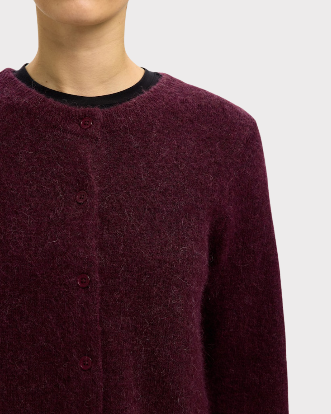 Lulu NEW LS KNIT cardigan-Strikk-Selected Femme-Aandahls